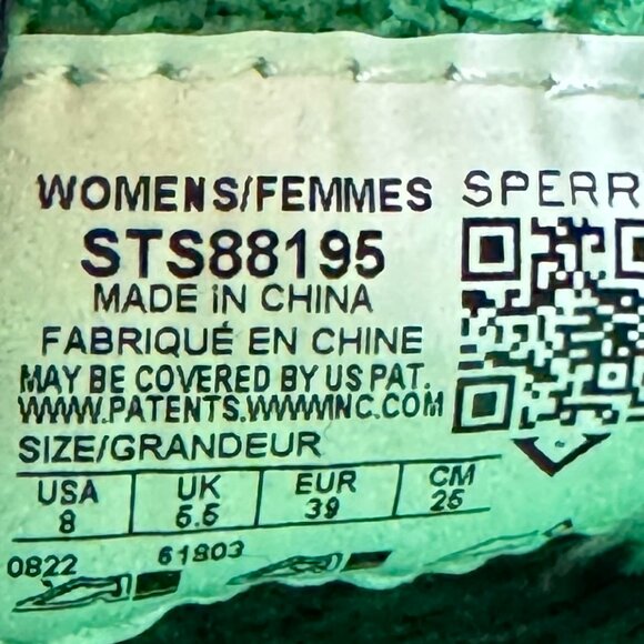 Very preppy! SPERRY x Brooks Brothers LOVE Slip-On Sneakers Size 8 - Picture 4 of 8